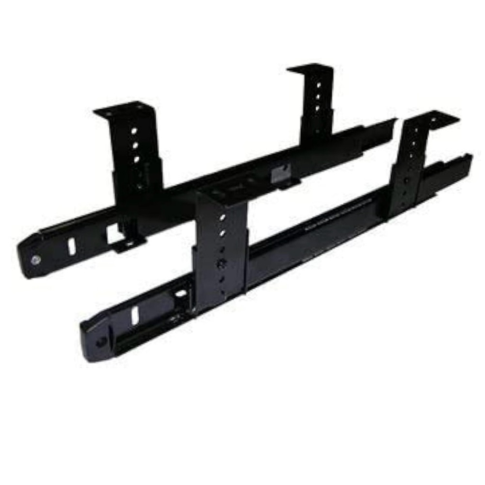 Black All Metal Ball Bearing Keyboard Slide Hardware 14", 3/4 Extension